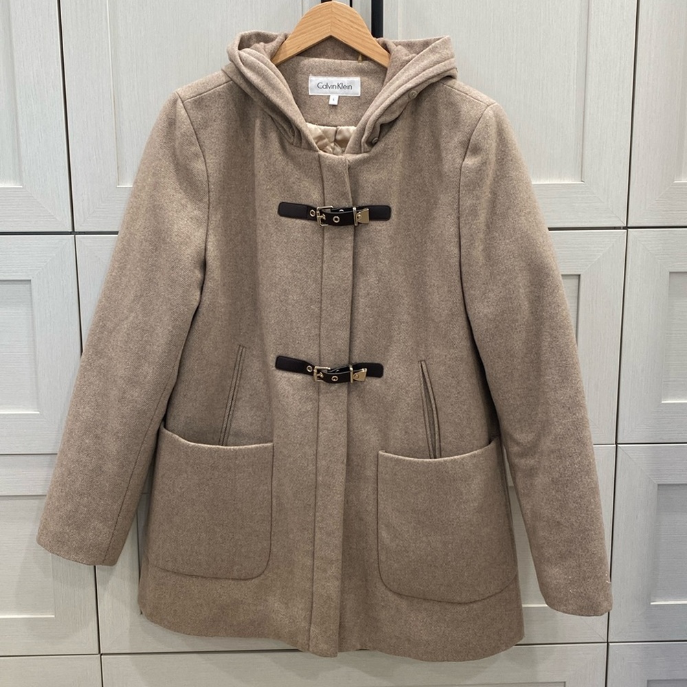 Calvin Klein wool dress coat